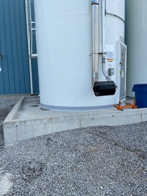 chemical manufacturing silo cleaning