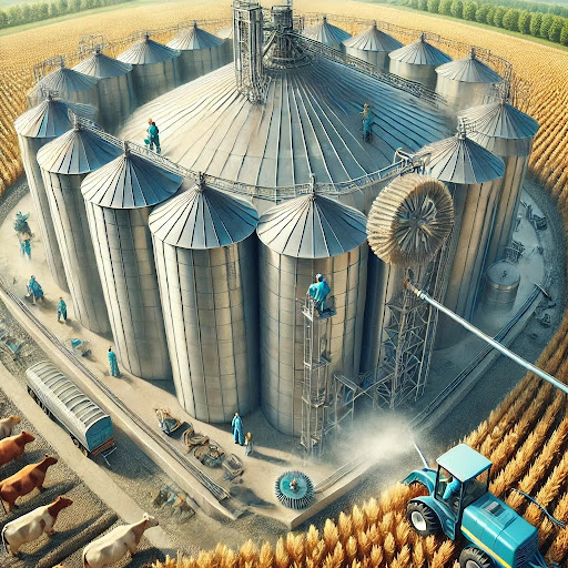 Unlock the Full Potential of Your Grain Silos: Why Regular Silo Cleaning is Key to Animal Feed Quality and Safety